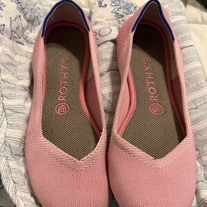 Rothy's Pink and Blue Women's Flats